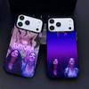 American TV Series E-Euphoria Phone Case For iPhone17, 16,15,14,13,12 Pro Max Black Candy Matte Shockproof Cover