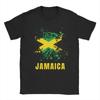 Watercolors Sport Jamaican Flag T Shirt Beach Cotton T Shirts For Men Popular Casual Tshirt Short Sleeve Streetwear Top Tees
