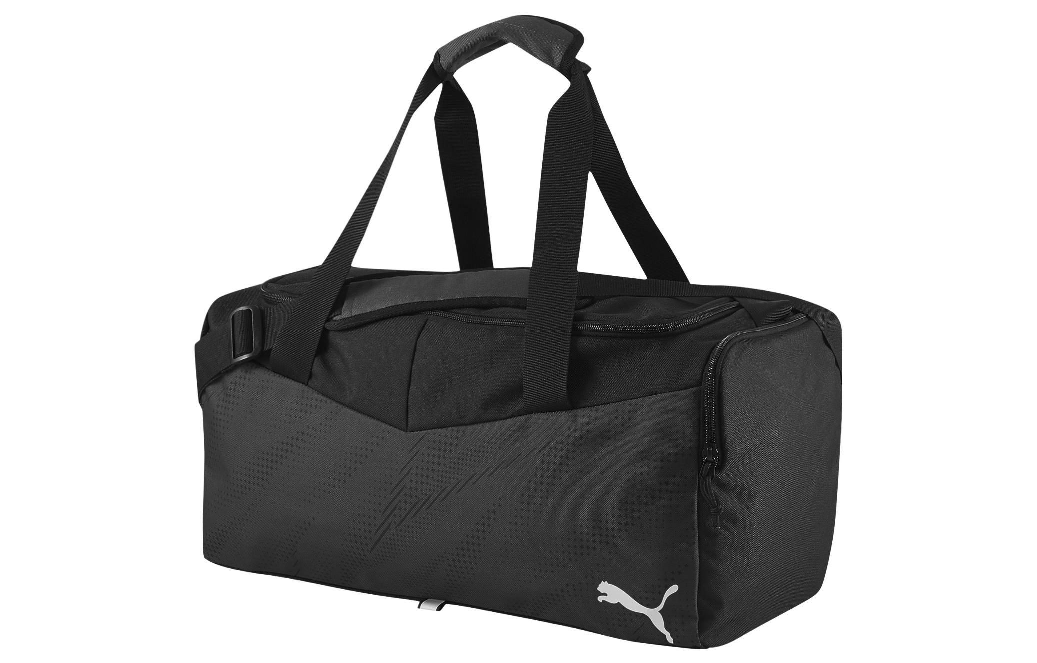 PUMA Reflective Fabric Sports Bag, Handbag, Shoulder Bag, Gym Bag Large Unisex Black 079323-03