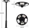 MGHASR Solar Street Light Sensor Light Outdoor Solar Light Human Sense Comes with Metal Light Pole 15000mAh Large Capacity Battery Outdoor Waterproof