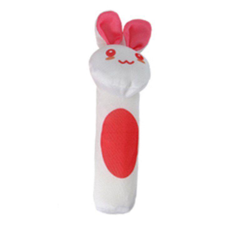 Cute Animal Bell Rattle Plush Toy For Soothing And Visual Development Of Newborns