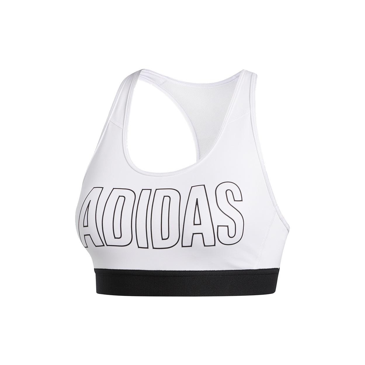 (WMNS) adidas DonAsia Sizing t Rest Alphaskin Padded Bra White Black Women s FU4032 XS