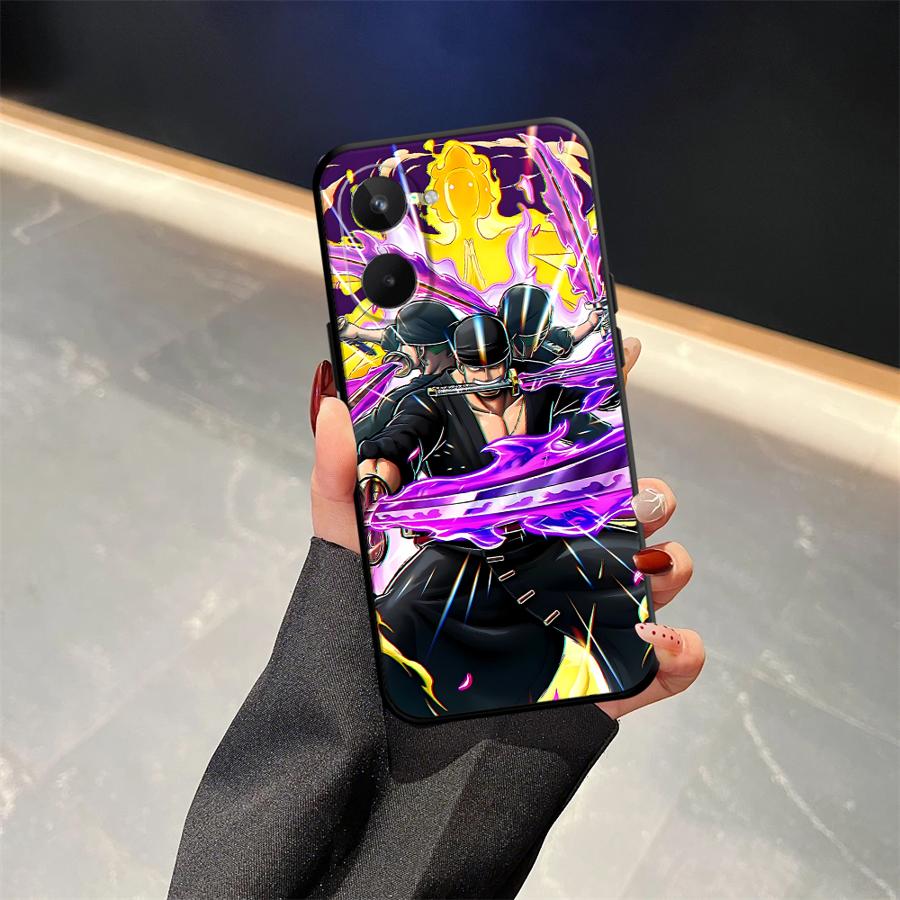 Phone Cover Case for Realme GT Master Neo2 12 14 11 Pro C25 P3 Ultra C21 C15 C12 C33 C35 C53 C55 Nazro 50 50i Ones Pieces Zoro
