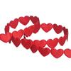 Elegant 1.5cm Heart Polyester Ribbon Flower Ribbon Decorative Materials Peach Heart Ribbon Accessories Gift Boxes Packaging Ribbons Home Decoration