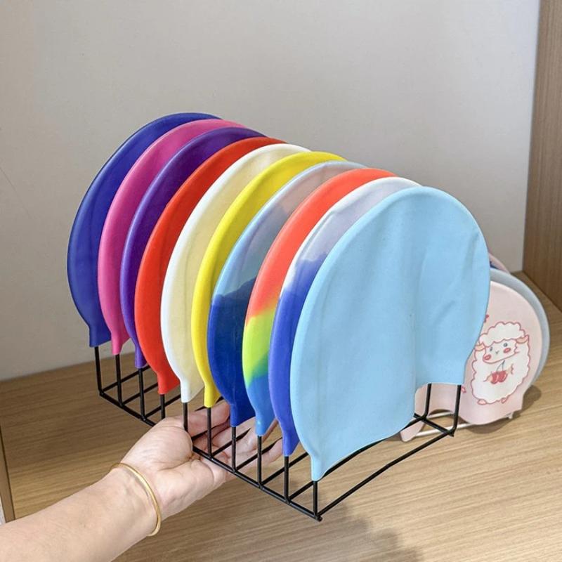Anti-Sti Silicone Swimming Cap Storage Ra Hat Organizer For Swimming Equipment Wardrobe Metal Material Fly Universal