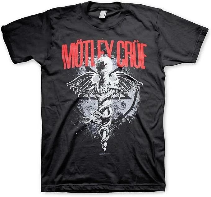 Rock Band Motley Crue DR Feel Good Black T-Shirt New XS