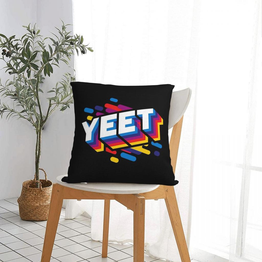 Jey Uso Yeet Trendy Meme Square Pillowcase Pillow Cover Cushion Throw Pillow for Home Sofa Living Room