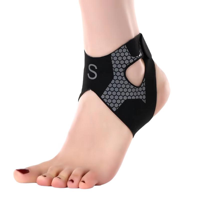 1 stk. Justerbar Ankelskinne til Mænd Åndbar Elastisk Ankelsok Kompressionsstøtte til Sport Beskyt mod Plantar Fasciitis