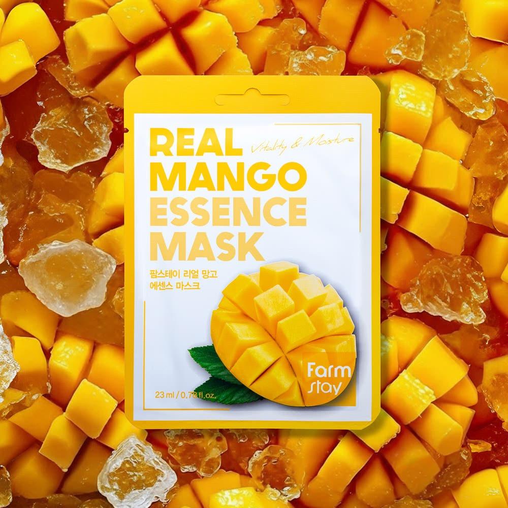 Farmstay Real Mango Essence Mask Revitalizing Radiance 23ml x 10ea