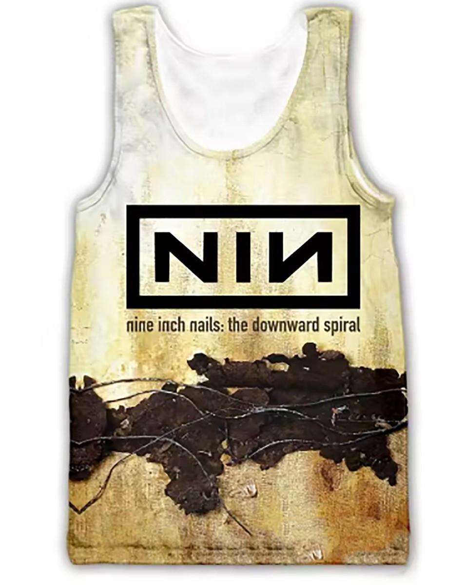 Rare Nine Inch Nails 3D polyester Collection S-5XL Tee U65.118 XXL