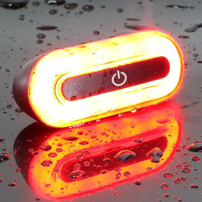 1Pcs Moto Usb Helmet Light 16 Lamp Beads Bicycle Helmet Led Light Rechargeable Safety Taillight Bike Motorcycles Accessories