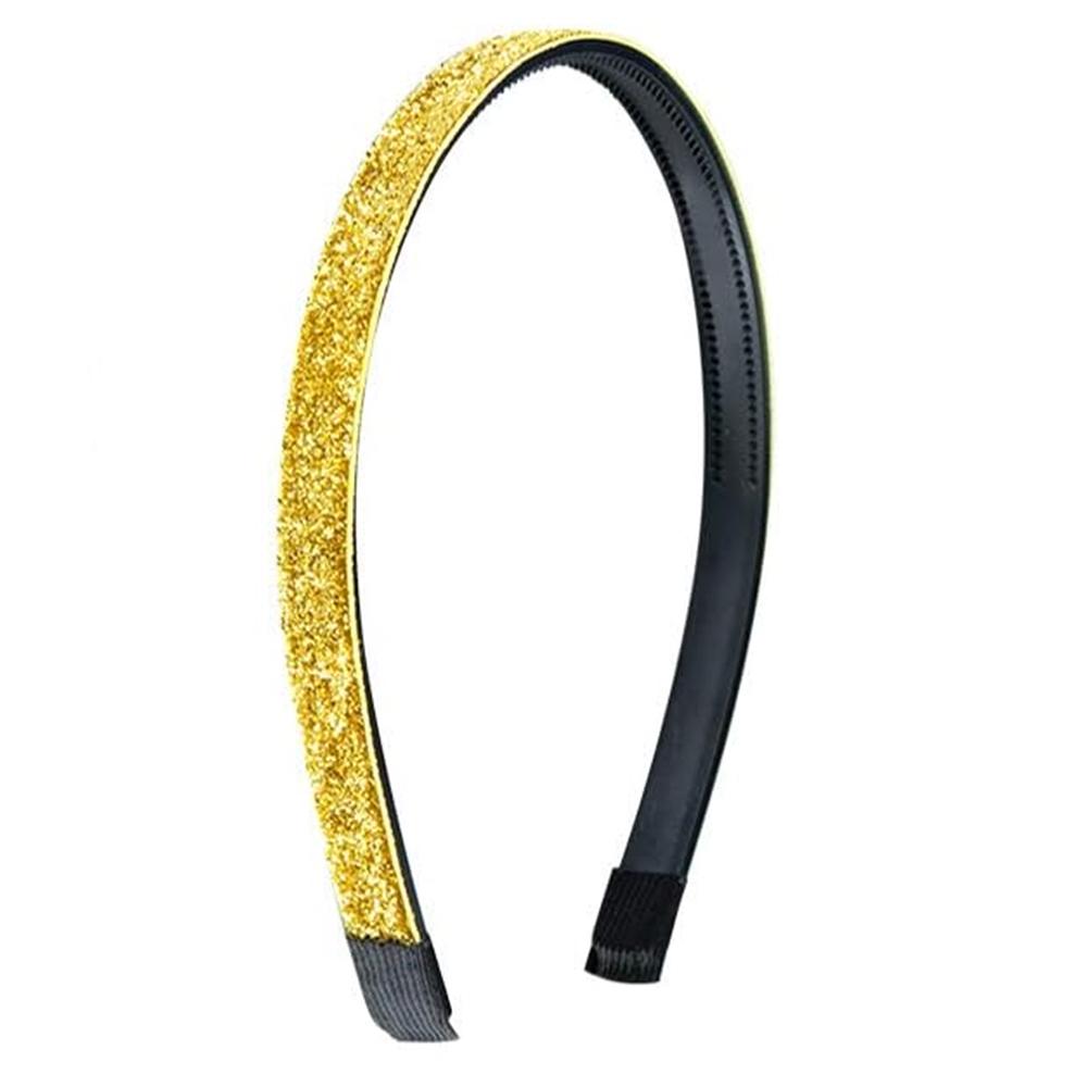 

Sparkling Pink Hair Hoop Gold Scallion Pink Bright Color Headband Fashion Headband Black Cloth Hair Accessories жёлтый