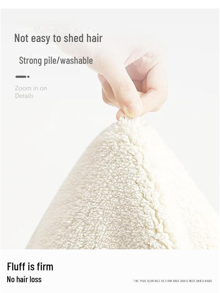 Modern Luxury Imitation Cashmere Non-Slip Carpet for Living Room and Bedroom