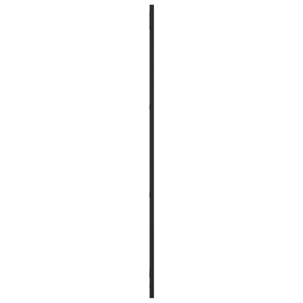 Wall Mirror Black 30x100 cm Rectangular Iron