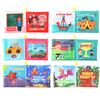 Baby Interactive Cloth Book Early Education Toy Animal Number Cognition Baby Cloth Book