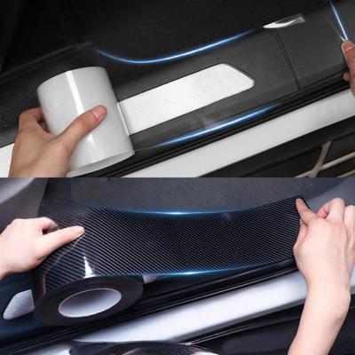 JEYODA Protecteur de voiture Marchepied latéral Film protecteur pour Rayure Rayure Pare-chocs Impact Bord de porte Impact Rayure Bord de porte Pare-chocs de porte de voiture Installation facile