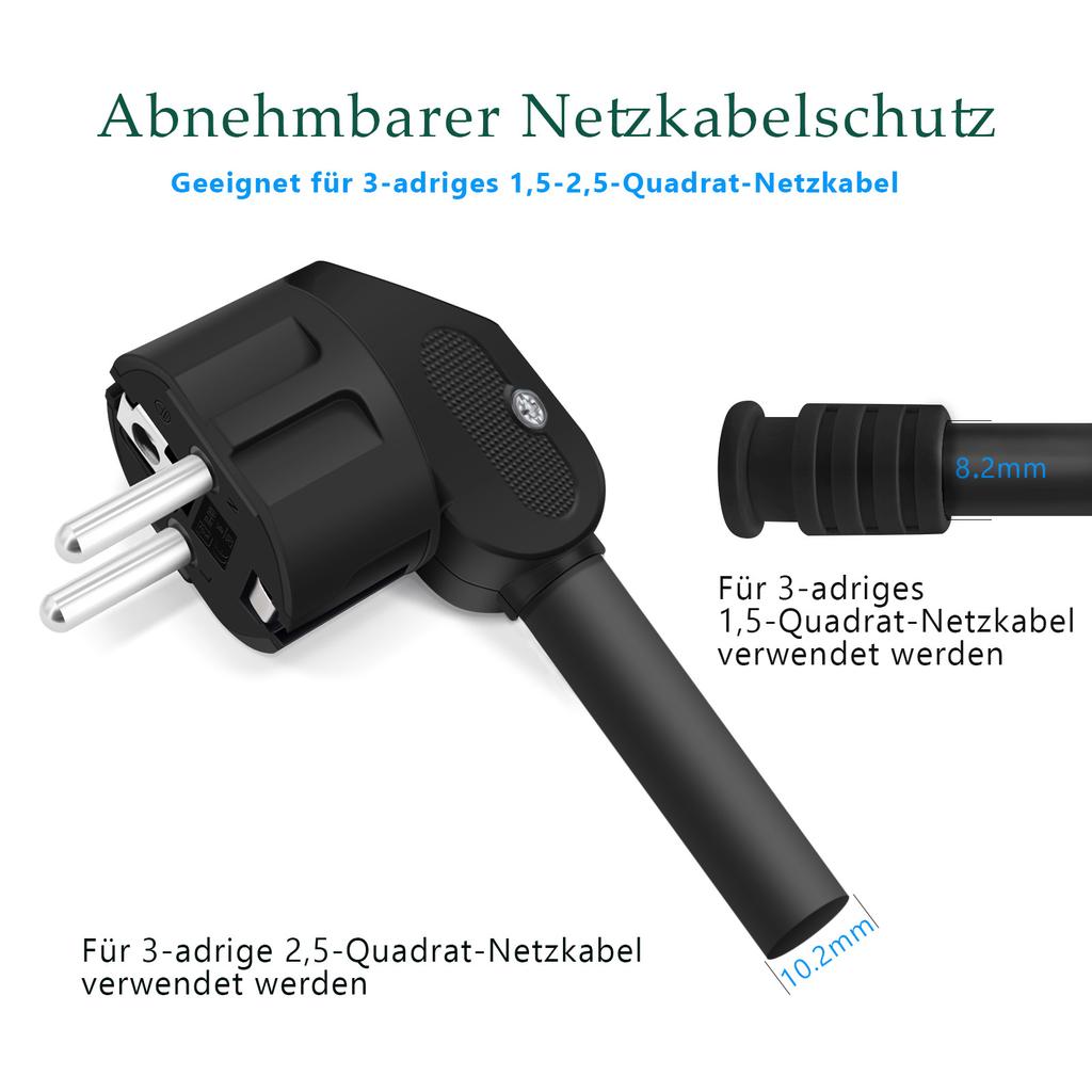 2/4/6pcs EU Plug Adapter Male Replacement Rewireable Outlet 4.8mm Electrical AC Power Plug Extension Cord Connector