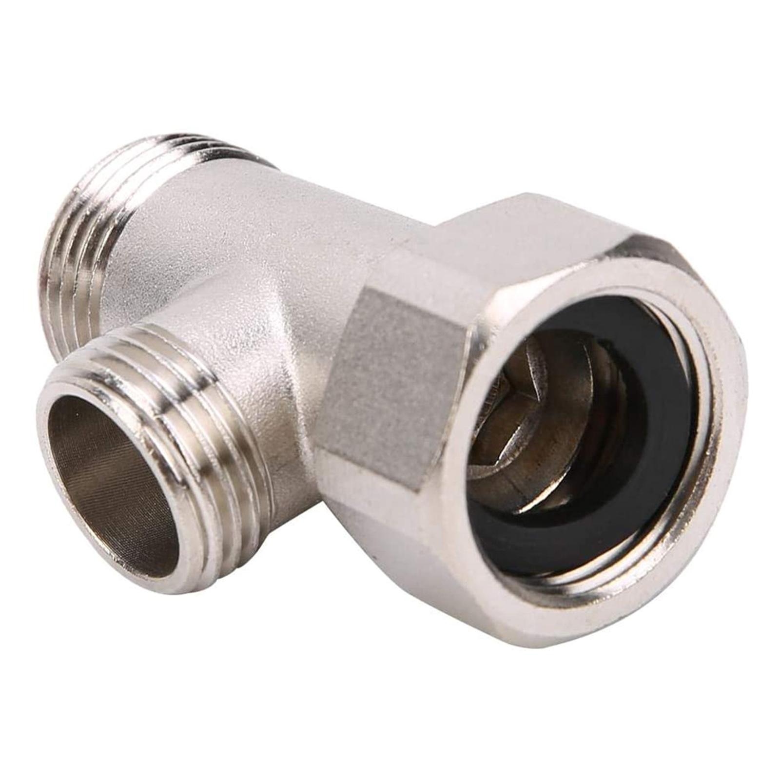 

Прочный латунный адаптер для биде с резьбой и прокладками для кемперов, дома, туалета, переключателей для душевой лейки, шланговый фитинг для ежедневного использования