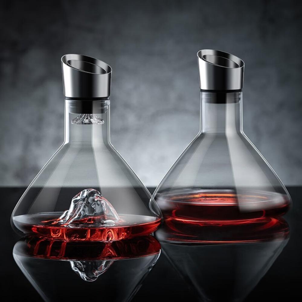 1500ml Wine Aerator Mountain Shaped Wine Aerating Pourer Iceberg Wine Decanter  Party