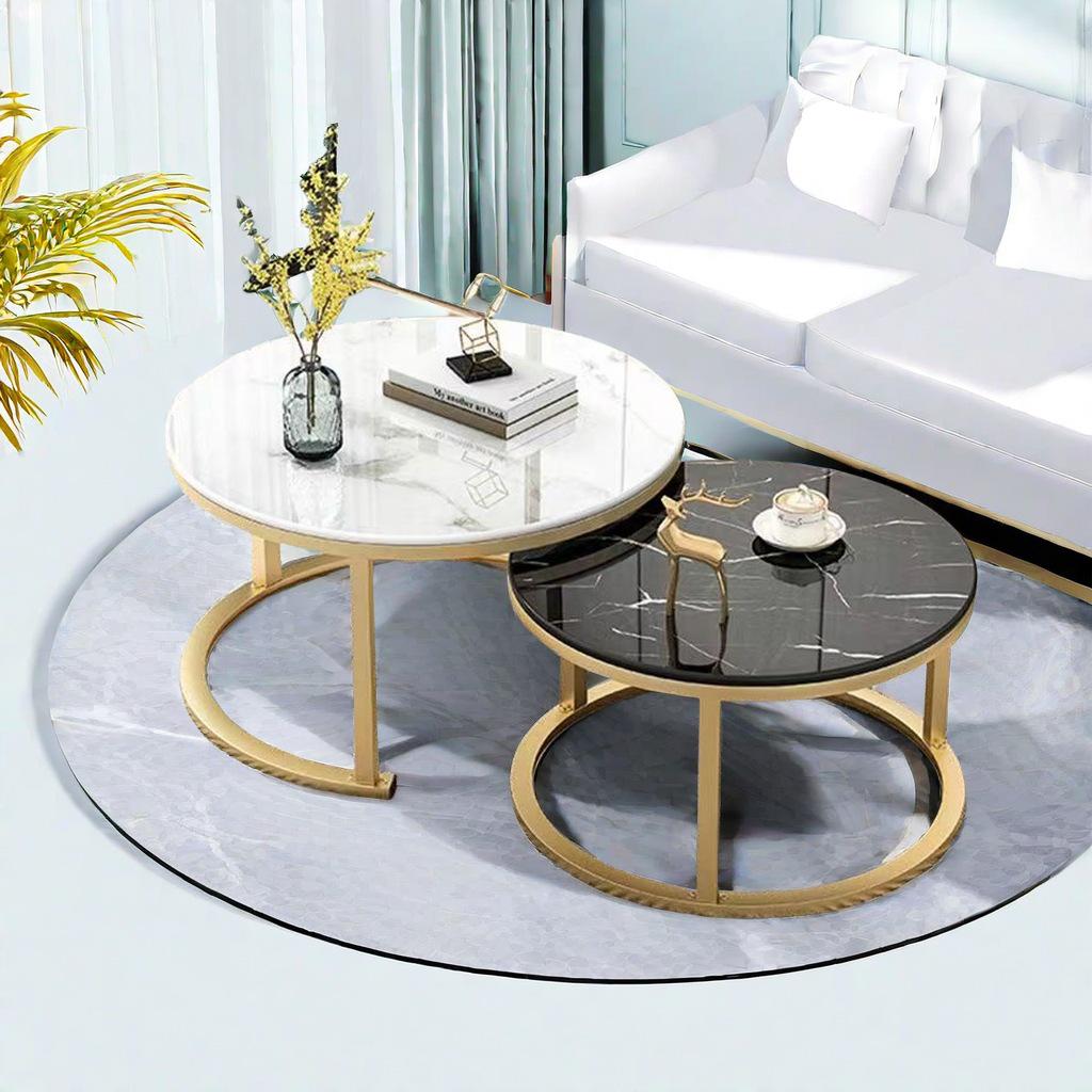 Nordic Light Coffee Table: Simple and Stylish Living Room Piece for Small Apartments