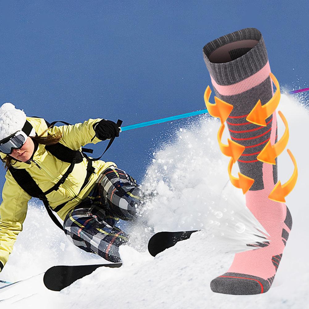 Winter Skiing Socks for Men Women Outdoor Thermal Hiking Climbing Sports Socks Thicken Warm Cycling Running Snowboarding Socks