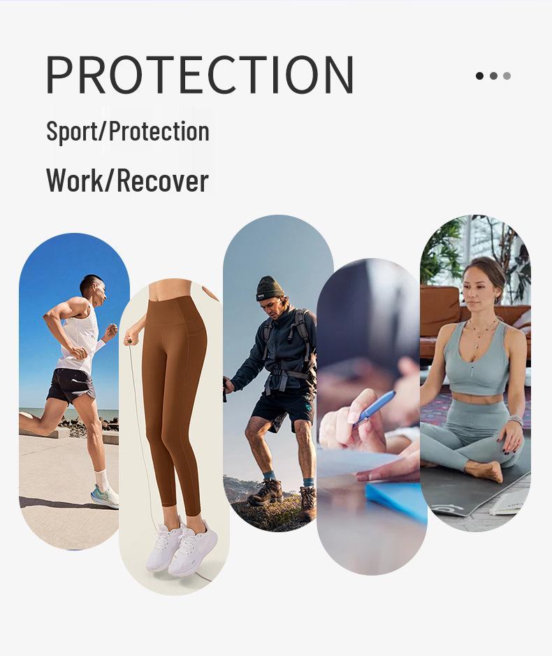 Japan Half-Moon Lightweight Knee Pad with Breathable Compression and Non-Slip Support for Mountain Climbing