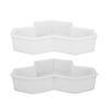 1Pcs Plastic Stepping Stone Paver 25x5cm Concrete Path Maker Mold  For Lawn Patio Yard Garden