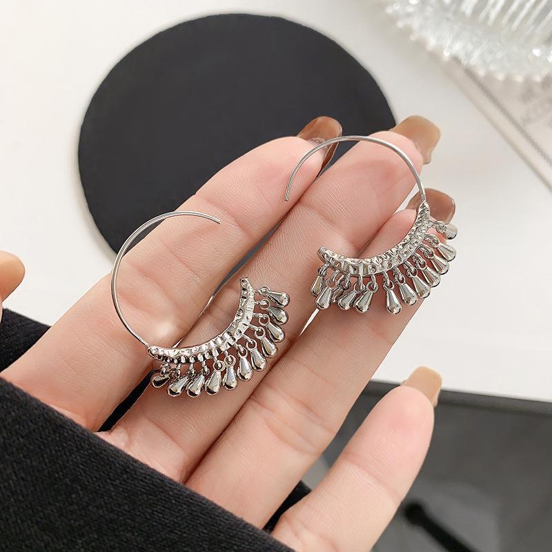 Elegant Light Luxury Real Gold-Plated Copper Stud Earrings - European & American Style for Women