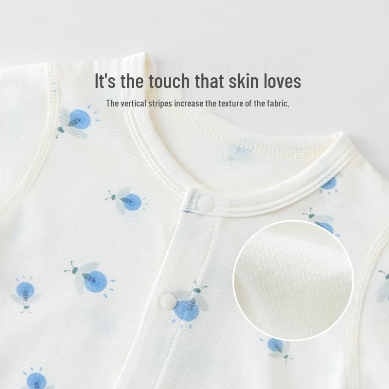 Koala Bebe Baby Insect Print Short Sleeve Romper