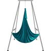 VEVOR Aerial Yoga Gestell & Yoga Hängematte, 2,95 m Höhe Professioneller Yoga Schaukelständer Wird mit 6,09 m Aerial Hängematte geliefert