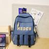 Students Schoolbag Large Capacity Junior High School Backpack Women's Letter Backpack
