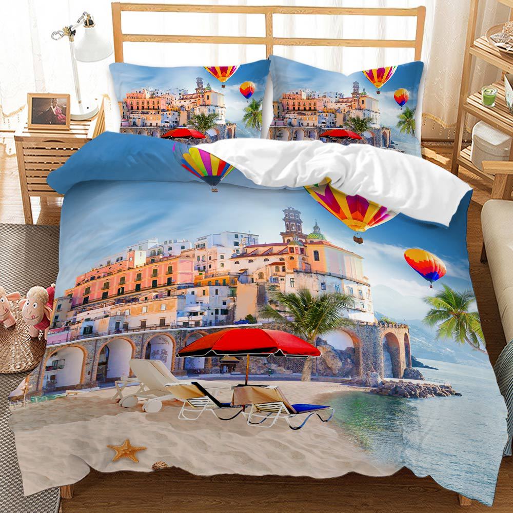 

Flying Journey 3D Art Duvet Cover Set King Queen Double Full Twin Single Size Bed Linen Set EU single(135x200cm)