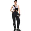 Li Ning Fitness Series Solid Color Loose Fit Woven Sports Long Pants Women Bottoms Black AYKT930-1