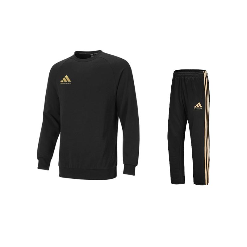 

Adidas Pullover Round Neck Long Sleeve Sweatshirt Simple Comfortable Fashion Long Pants Casual Sports Suit Unisex Suit ACLLSPS3CS-BG+TR30PT-BG 3XL