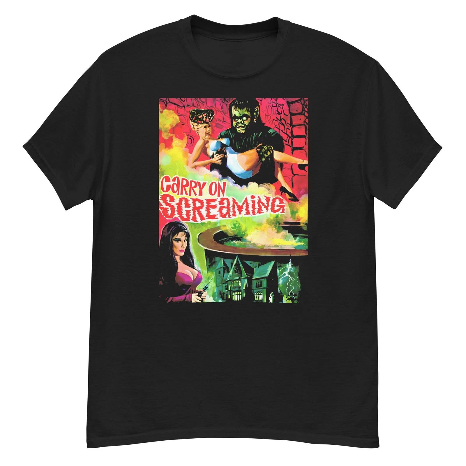Carry On Screaming cult horror comedy film fan art t-shirt L