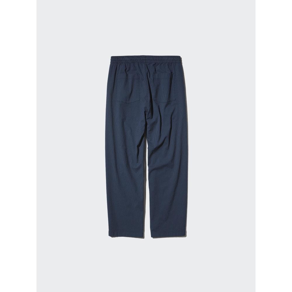 Uniqlo Stretch Easy Ankle Pants  Seersucker 