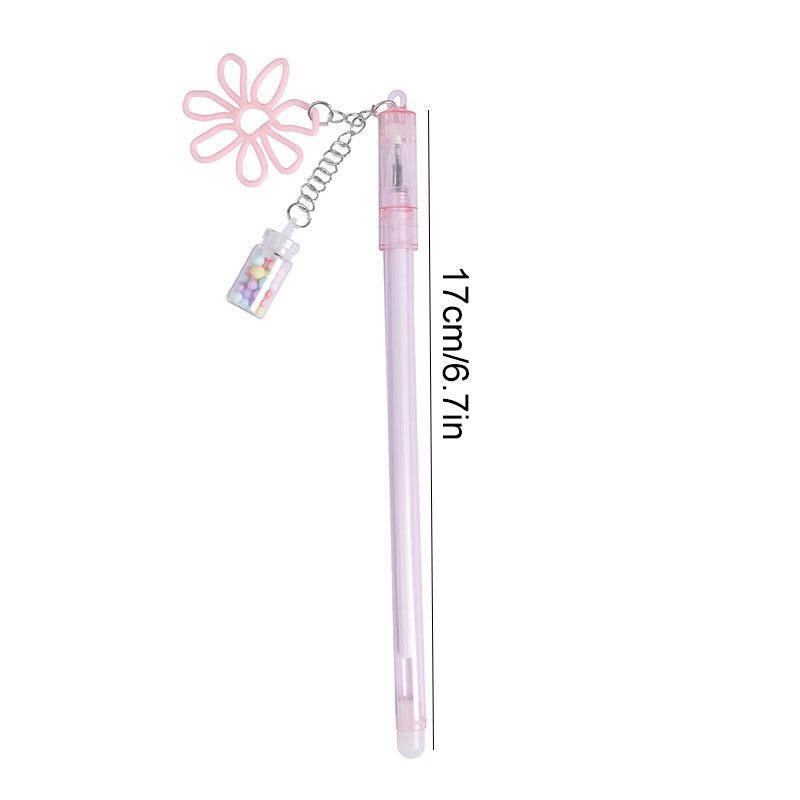 25 Piece Stationery Drifting Bottle Pendant Neutral Pen School Office Supplies Student Creative Sweet Lovely Erasable Pen