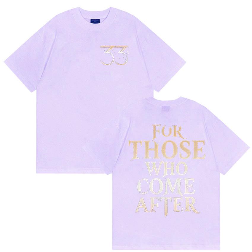 Esquie Clair Obscur Expedition 33 for Those Who Come After 2025 Game T Shirts Mens Casual Vintage Aesthetic Cotton TShirt Tops