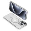 For iPhone 15 Pro Max Phone Case Compatible with MagSafe Glitter PC+TPU Hybrid Shockproof Cover