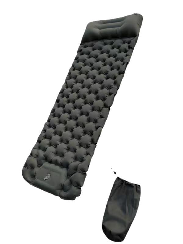 Inflatable Camping Mattress Pull-Strap Pad for Outdoor Tents and Car Sleepovers