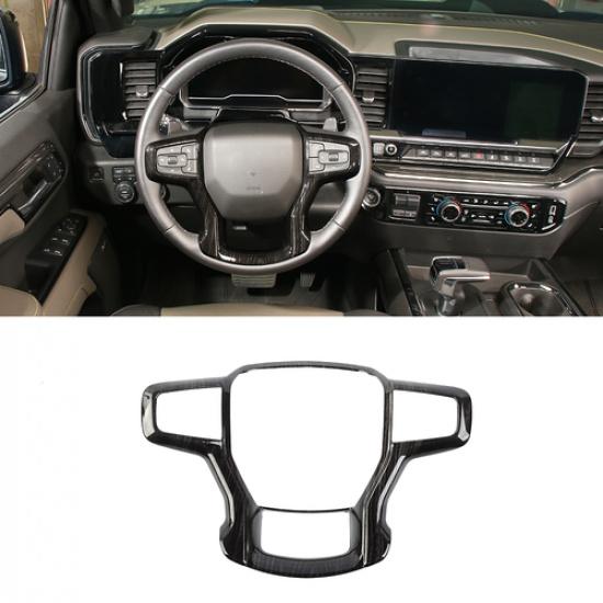 Black Wood Steering Wheel Trim For Chevrolet Silverado 1500 + Accessories US