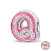 Authentic Pink Charm Bead Charms Bead Charms Copper 26 Letter Charm Bead Charms Compatible With Authentic Bracelets Do It Yourself Jewellery Making Wo