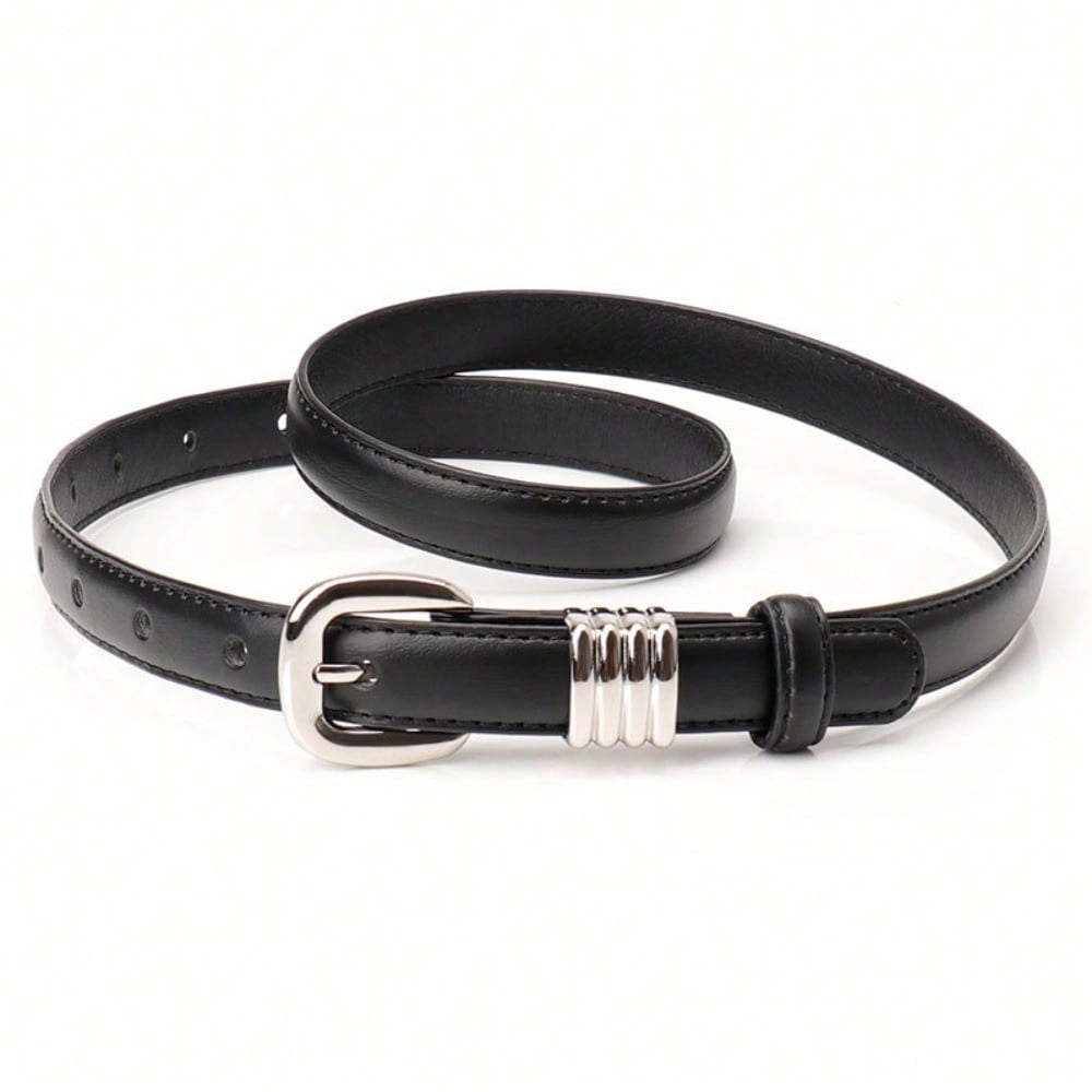 New Commuter Simple Style Women's Thin Belt Women's Versatile Jeans Dress with Women's Belt