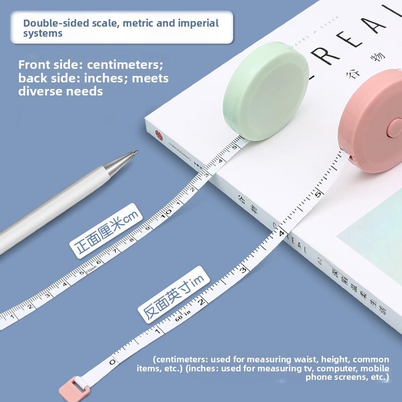 Cute Mini Automatic Retractable Tape Measure for Home Use