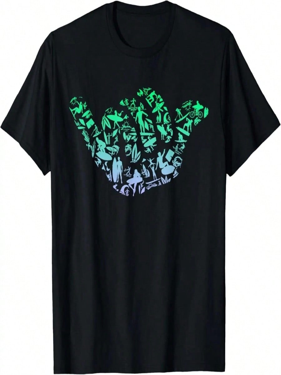 Surf Icons Tshirt For Surfer _ Surf Boys Surfing T-Shirt S разноцветный