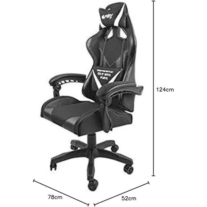 FURY Avenger L Siège de Jeu Universel, Noir, Taille Unique