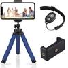 Cellphone Video Recording Vlogging Travel Photography Accessory Portable Flexible Phone Tripod Mini Table Stand with Remote