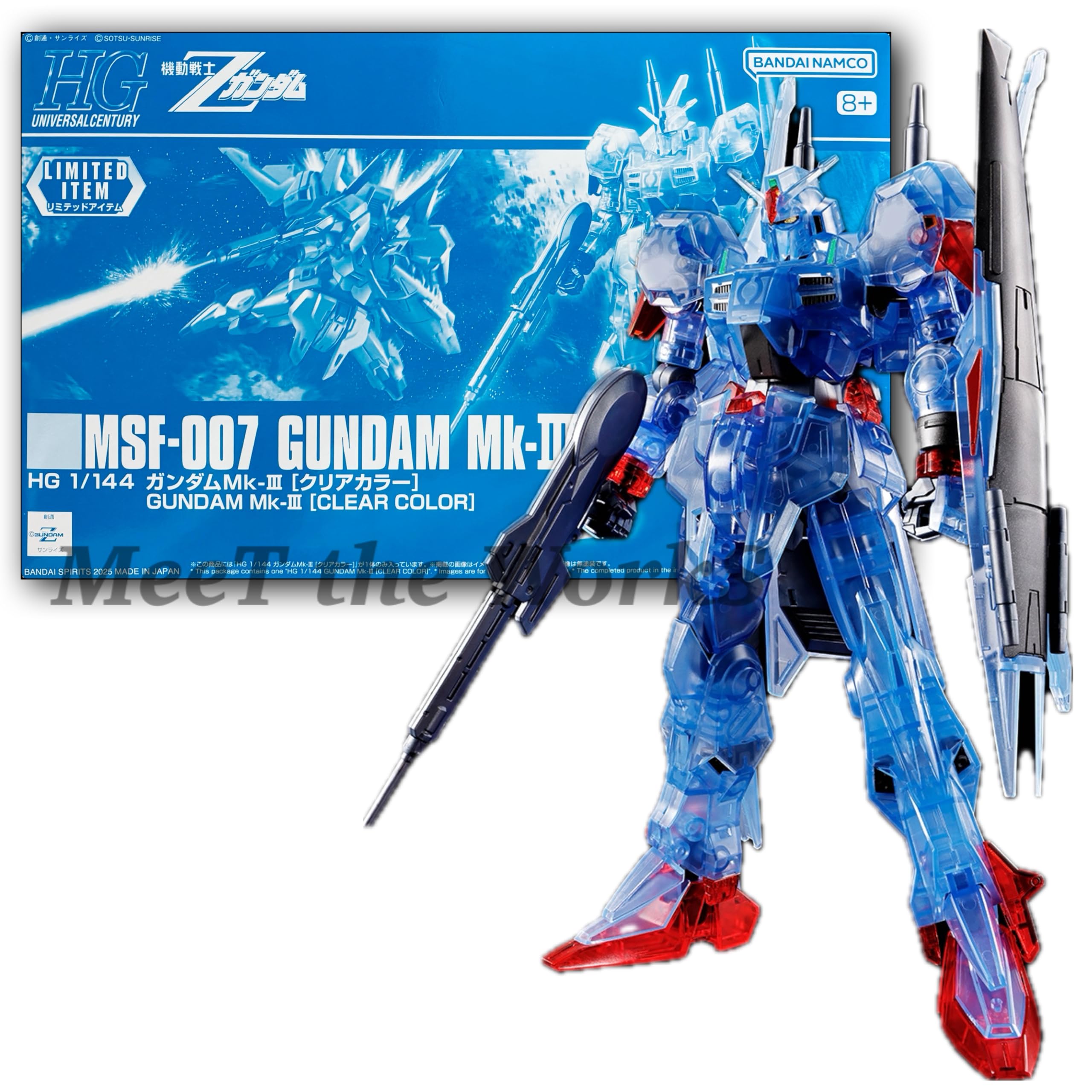 

Mobile Suit Z Plastic Event Limited [HG] 1/144 Mk-III [Clear Color] Model,