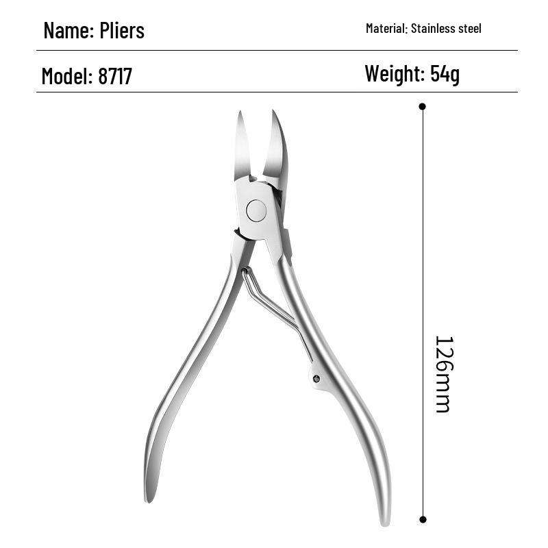High-Quality Stainless Steel Nail Clippers & Tweezers Set for Home and Salon Use