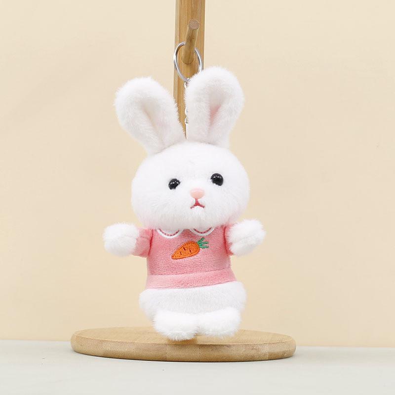 Plush Bunny Keychain With Carrot Design For Kids And Teen Gifts